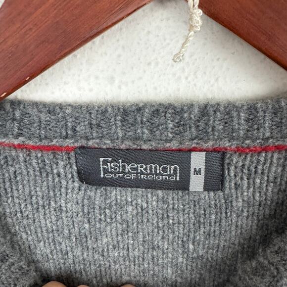 Fisherman Out of Ireland Wool & Cashmere Sweater - Picture 4 of 6